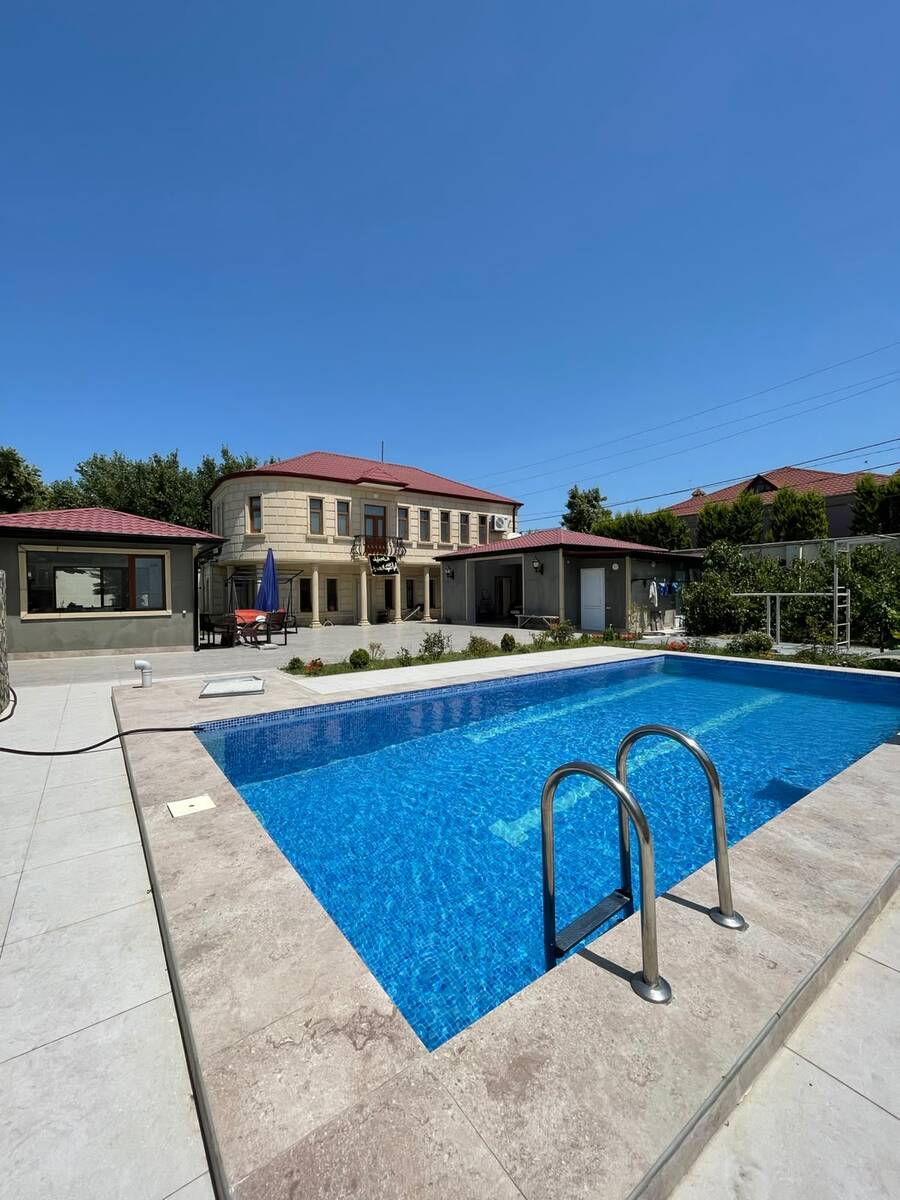 Satılır 3 otaqlı həyət evi/bağ evi 200 m² — Ev, villa, Bakı (3)