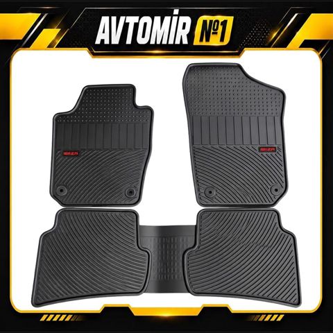 Seat Ibiza 2008-2017 üçün salon rezin ayaqaltı Seat Ibiza 2008-2017 — Bakı