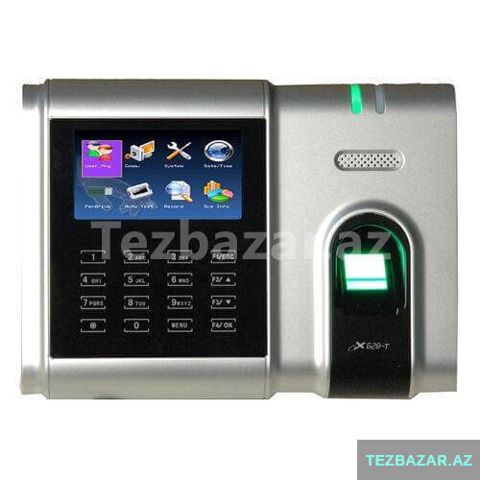 İş vaxtı və davamiyyətə nəzarət üçün biometrik terminal "zk — Bakı