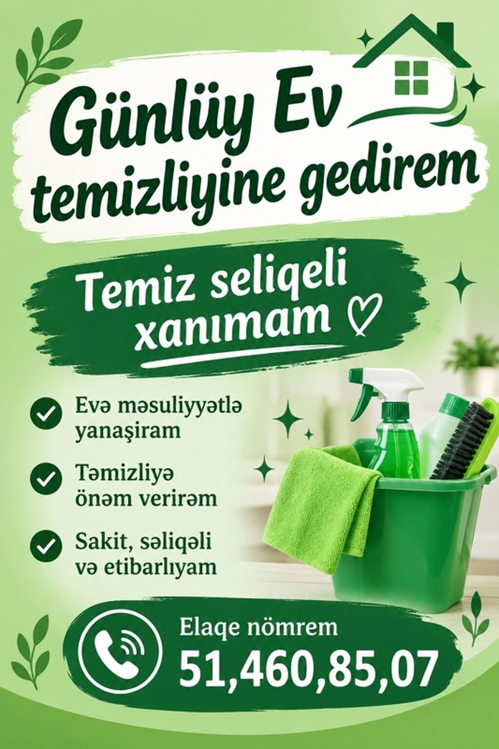 Təmizlik Evlər Gündəlik təmizlik — Təmizlik, Masazır