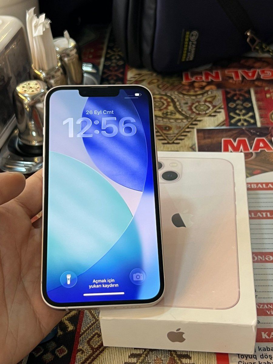 Apple iPhone 13 Pink 128GB/4GB — Smartfonlar, Bakı (2)