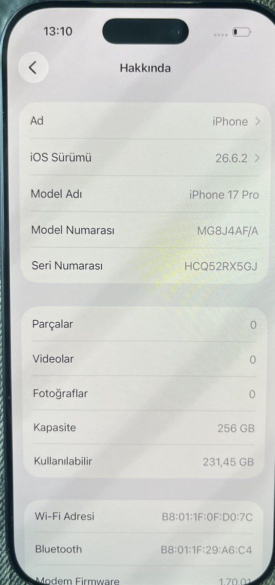 Apple iPhone 17 Pro Deep Blue 256GB/12GB — Smartfonlar, Bakı (4)