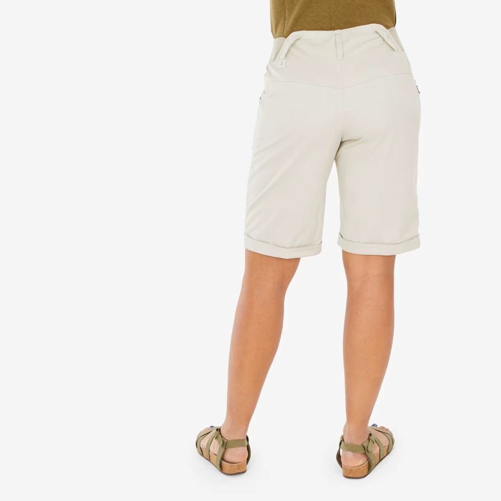 İdman şortu qadınlar üçün Decathlon 8801322, bej, pambıq/elastan, ölçü 48 — Mallar, Bakı (3)
