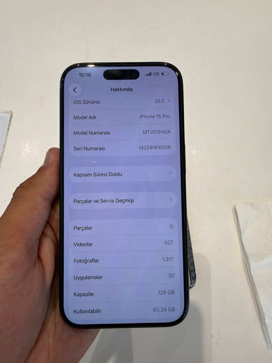 Apple iPhone 15 Pro Blue Titanium 128GB/8GB — Smartfonlar, Bakı (3)