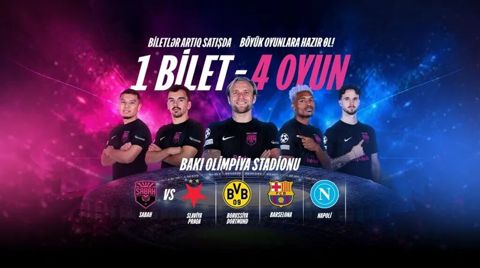 Məhsul: Sabah FK oyunu üçün 2 ədəd yan-yana bilet Təsvir: - Tədbir — Bakı