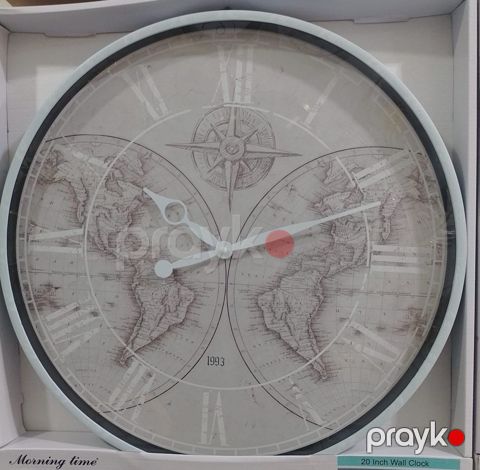 Divar saatı TB-2208012, ağ — Bakı