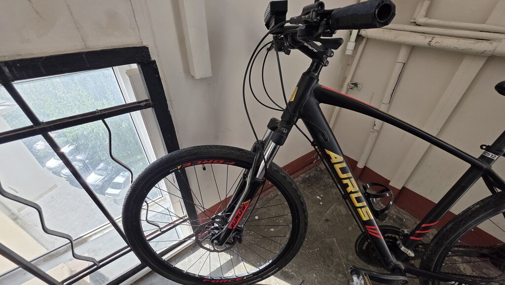 Aurus hibrid/MTB velosiped. Yarış velosipedidi Əyləc sistemi təkcə — Yol velosipedləri, Bakı (2)
