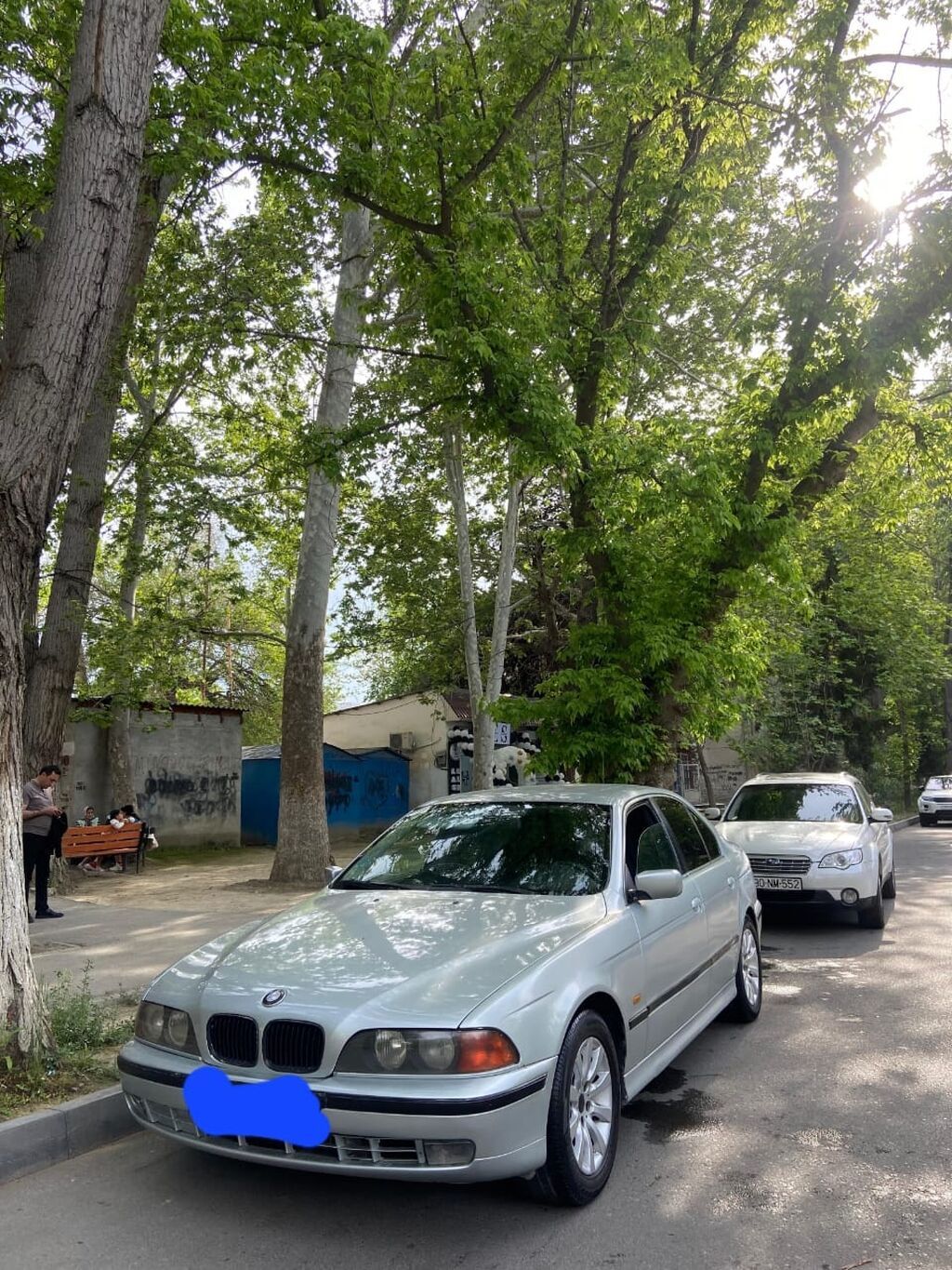 BMW 5 Series E39 sedan - Kuzov: gümüşü rəng, 4 qapı, orijinal E39 — Avtomobillər, Qobustan (4)