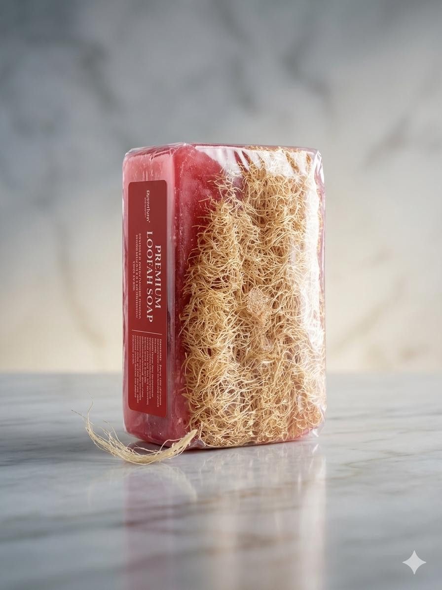 Kosmetik sabun Strawberry&Loofah 100 q — Mallar, Bakı (3)