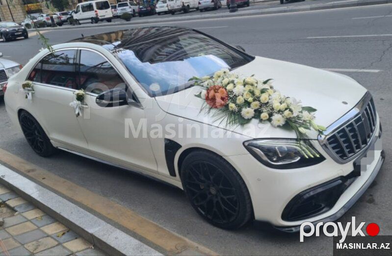 Mercedes Maybach S class 6.3, 2019 il — Minik avtomobili icarəsi, Bakı (2)