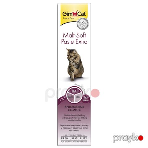 Tük çıxardılması üçün pasta GimCat Malt-Soft Paste Extra pişiklər üçün 20 q — Bakı