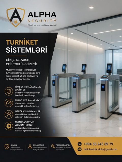 Maksisoft turniket sistemi 055 245 89 79 — Bakı