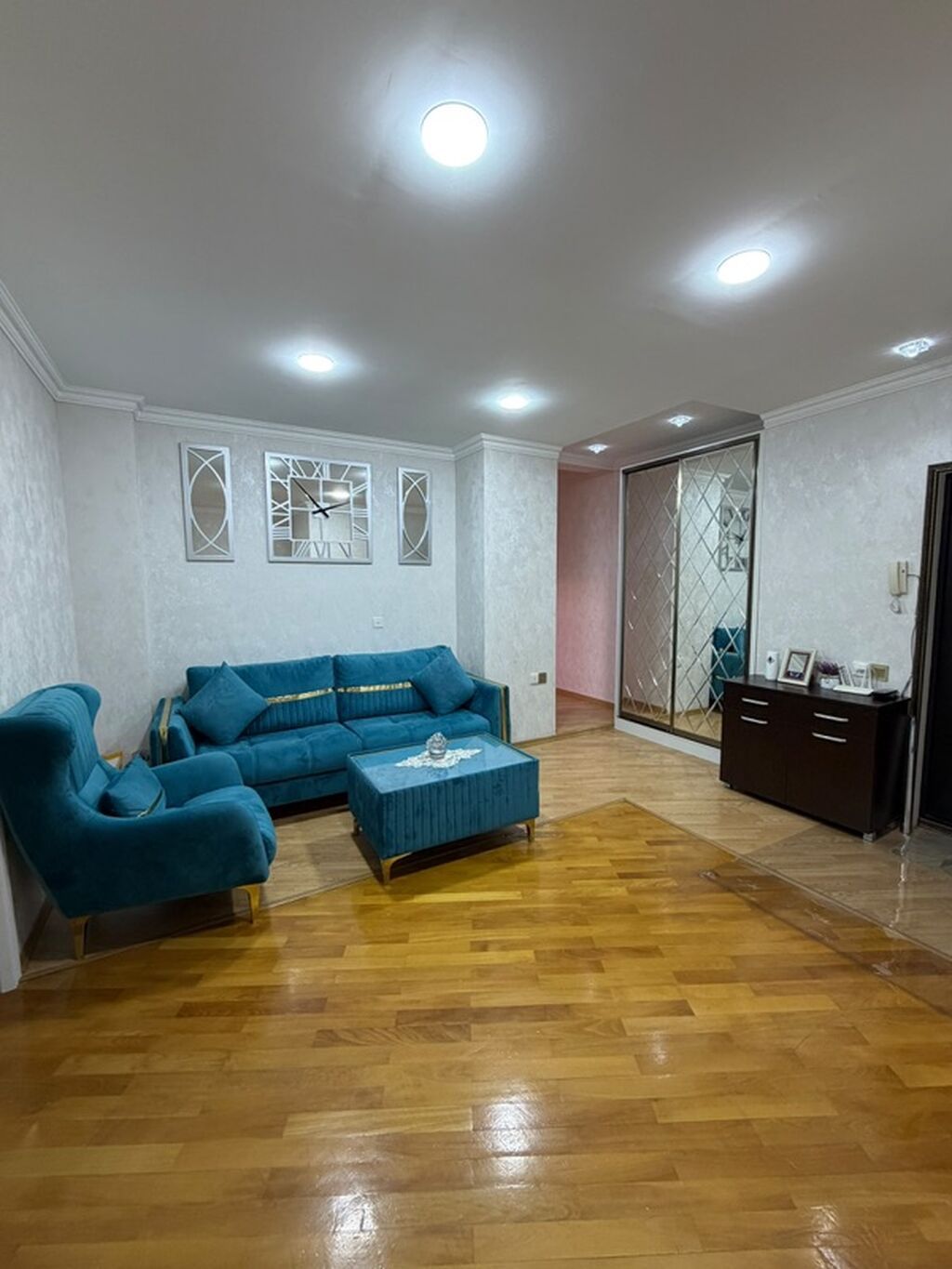 Satılır 3 otaqlı yeni tikili 114 m², Xətai r. Təmirli səliqəli evdir — Mətbəx mobilyası, Bakı (6)