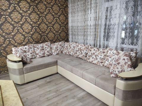 Künc divan dəsti - Forma: L-şəkilli künc divan - Rəng və material — Bakı
