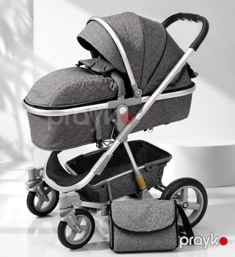 Uşaq arabası Royal Baby, boz — Bakı