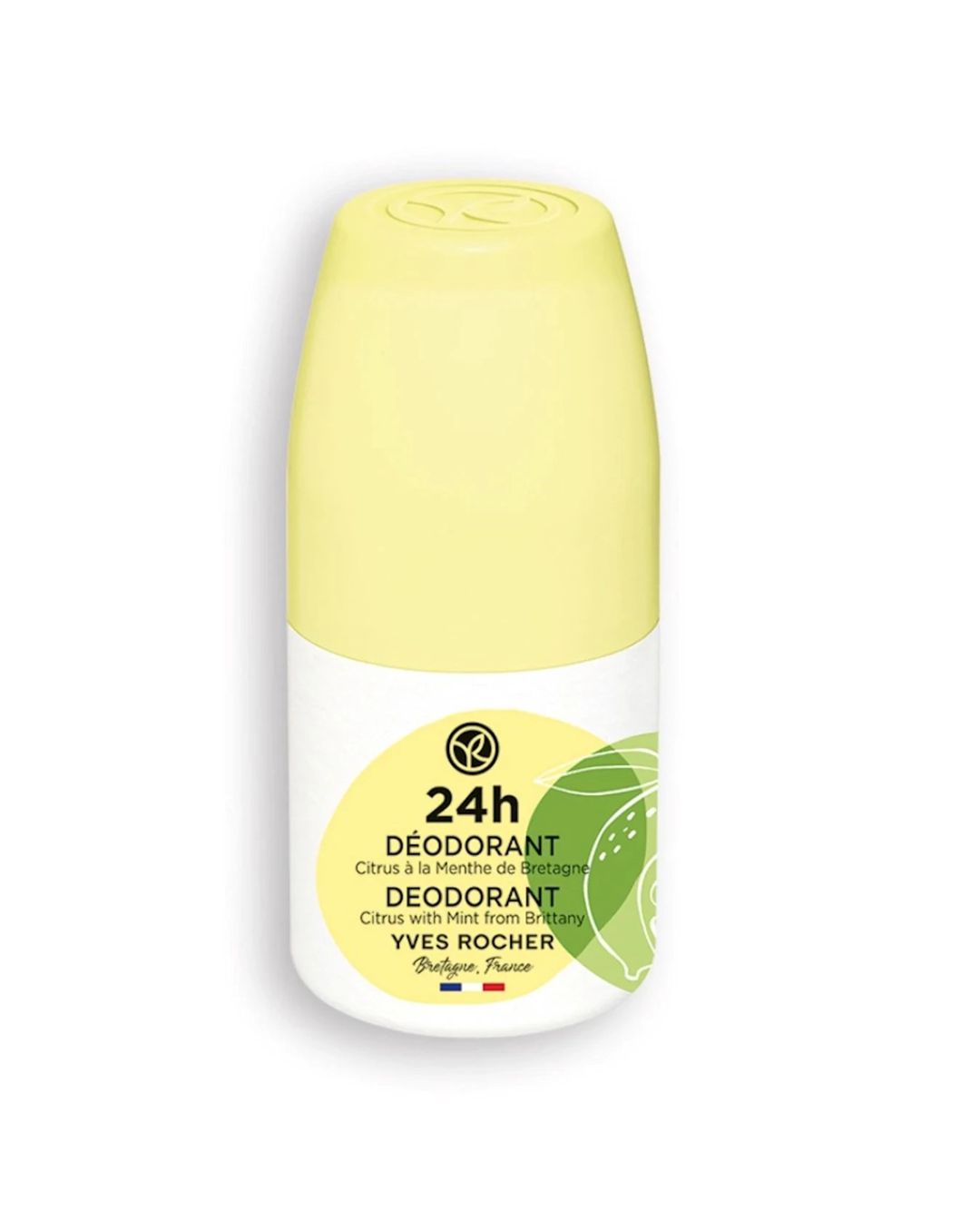 Dezodorant Yves Rocher Organic Deodorant 24h Mint & Lemon, 50 ml — Mallar, Bakı