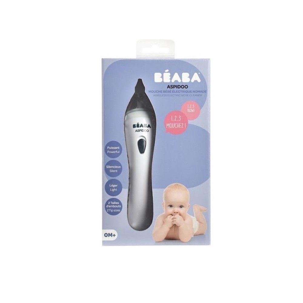 Elektrik aspirator burun üçün Beaba Aspidoo, ağ — Mallar, Bakı (3)