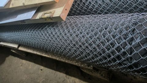 Zəncirli tor hasar (chain-link) rulonu - Material: galvanizə olunmuş — Bakı