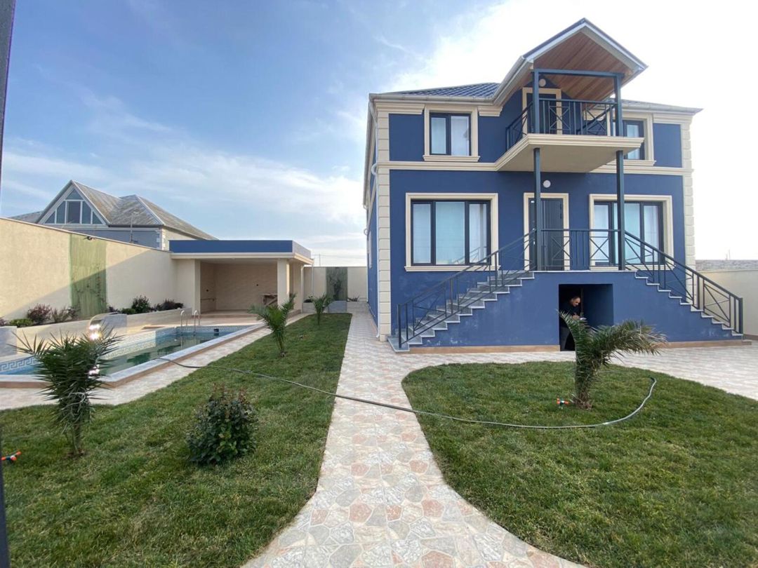 Satılır 6 otaqlı həyət evi/bağ evi 220 m² — Ev, villa, Bakı (7)