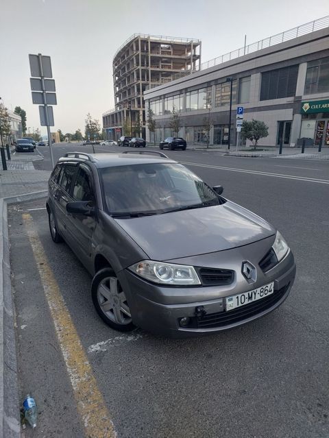 Renault Megane Grandtour (universal), boz rəng. Əsas xüsusiyyətlər — Digah