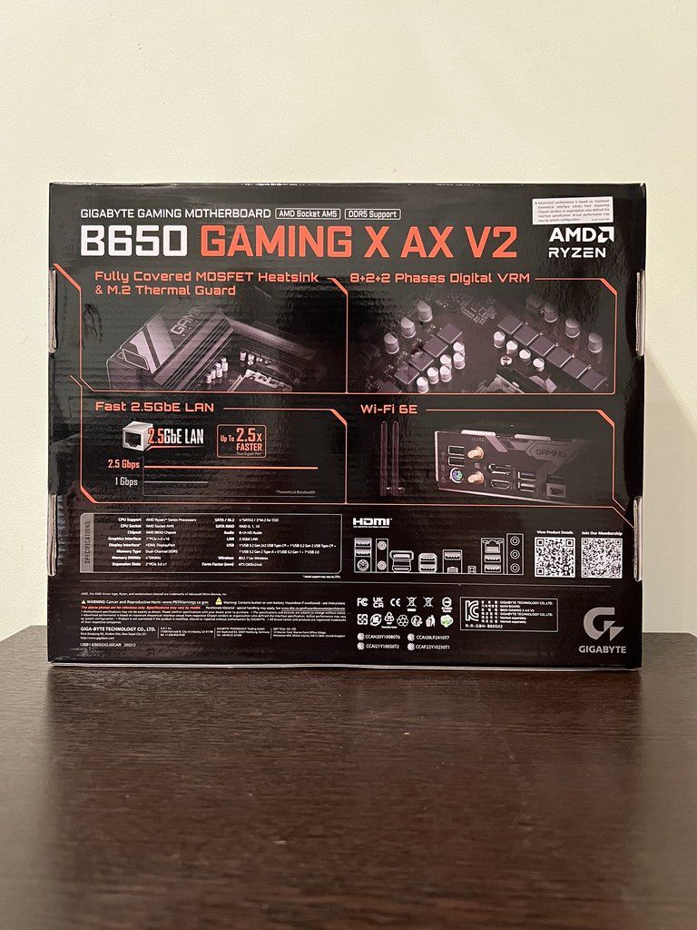 Gıgabyte B650 Gaming x ax V2 Wi-Fi DDR5 — Kompüterlər və noutbuklar, Bakı (5)