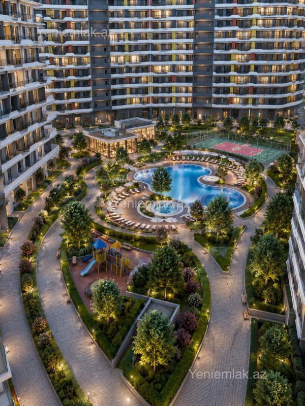 Satılır 2 otaqlı Bina evi menzil (Yeni tikili), 73 m², Binəqədi rayonu — Mənzil, Bakı (3)