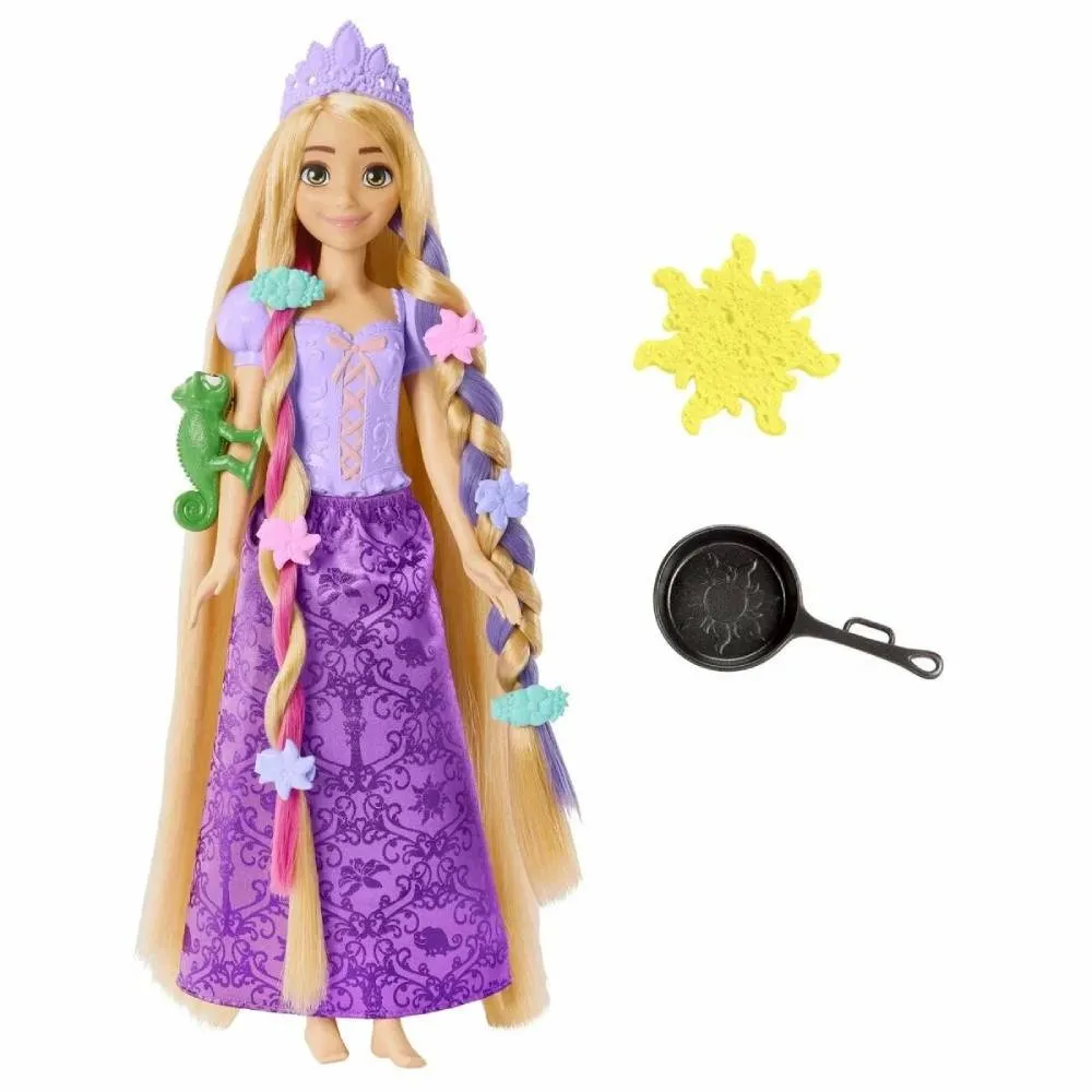 Oyuncaq Mattel Disney Princess Rapunzel Feature Doll 194735120437 (HLW18) — Bakı