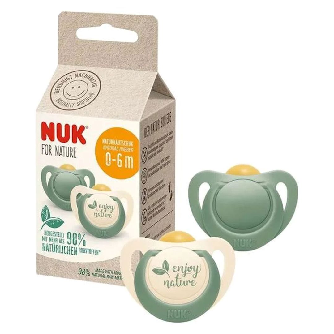 Əmzik dəsti Nuk Star For Nature, 0-6 ay, lateks, məhsul çeşiddə — Mallar, Bakı (2)