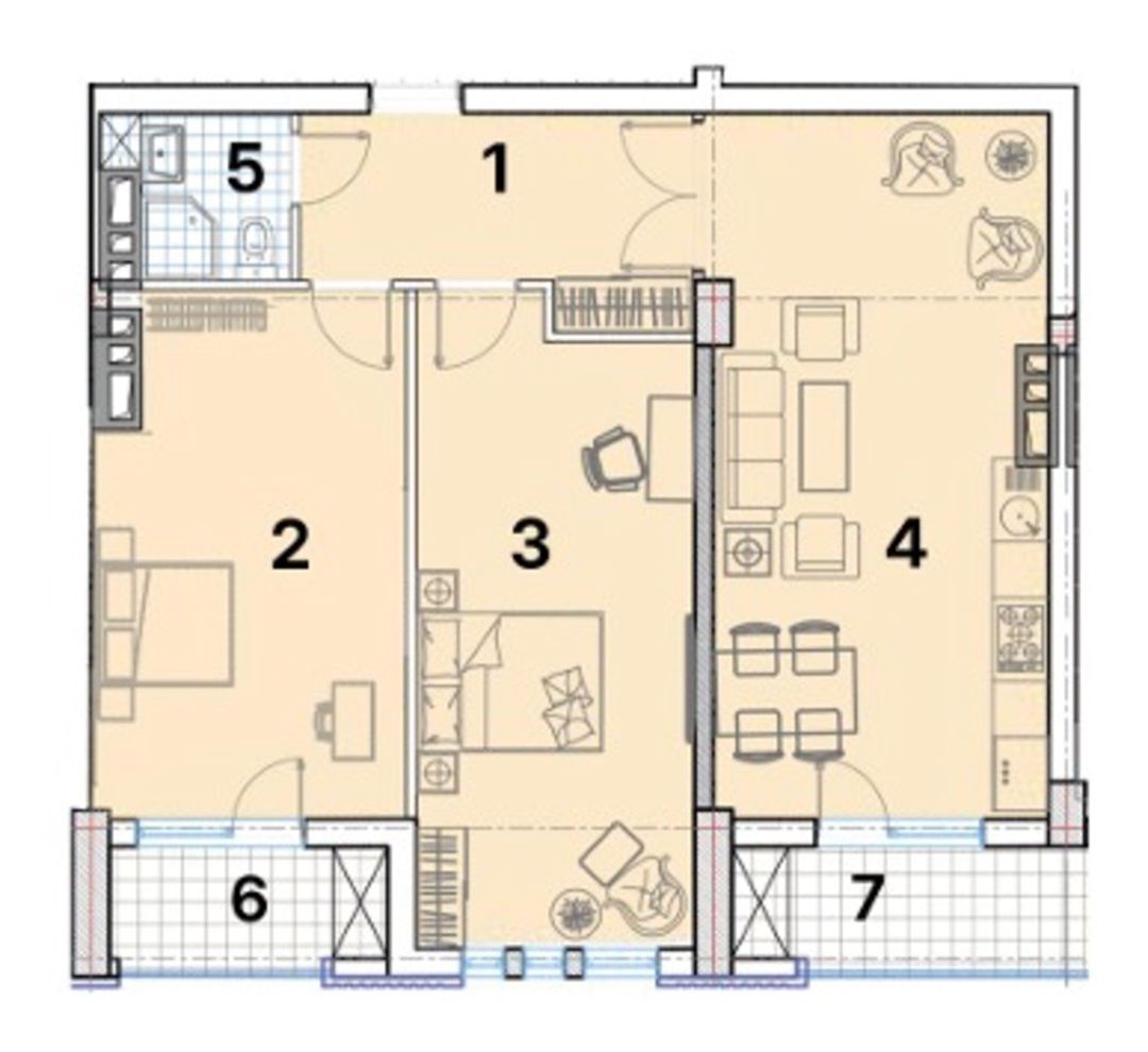 Satılır 2 otaqlı yeni tikili 99.9 m² — Mənzil, Gəncə (2)