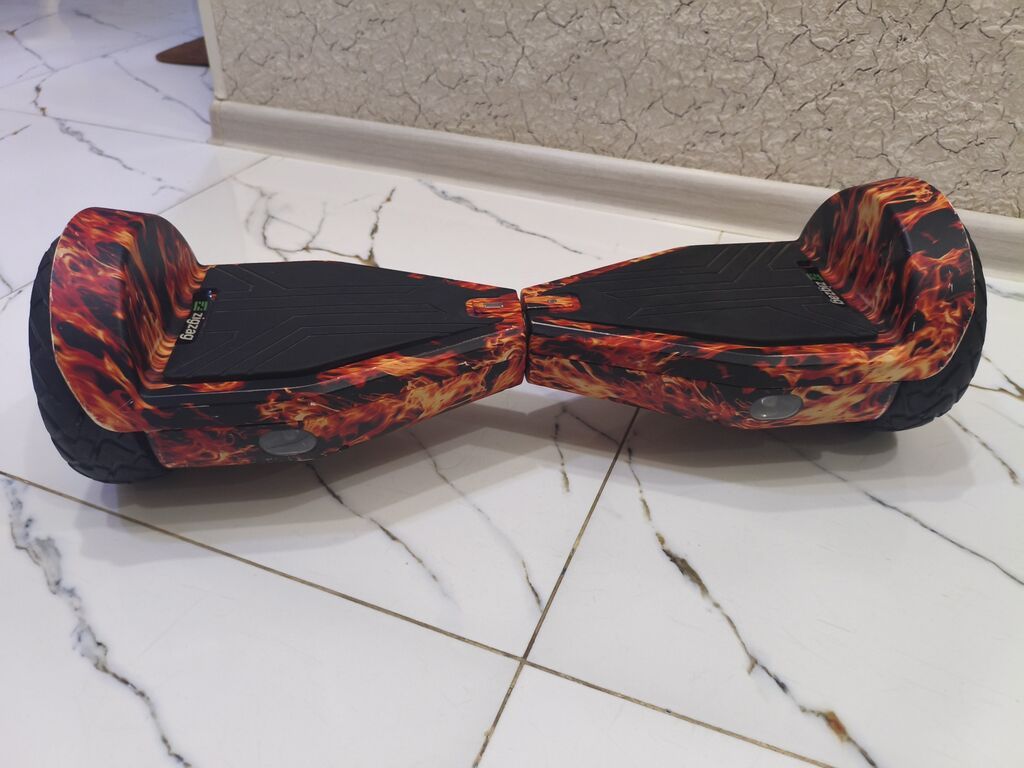 Zigzag elektrik hoverboard – alov temalı dizayn - Brend: Zigzag - Çox — Hiroskopler, Xırdalan (4)