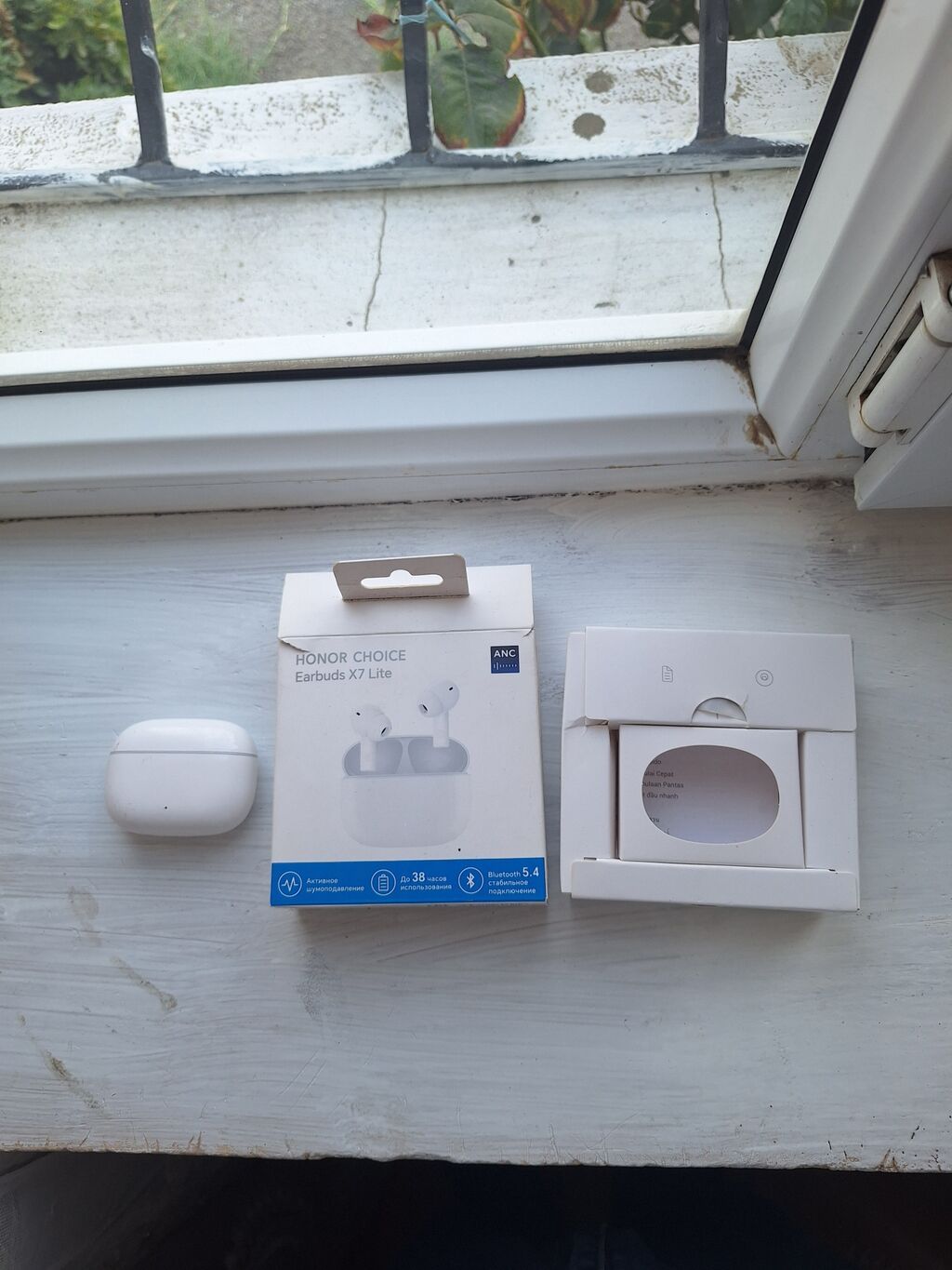 İşlənmiş Simsiz (Bluetooth) Qulaqcıqlar, Honor, rəng - Ağ — Qulaqcıqlar, Gəncə (6)