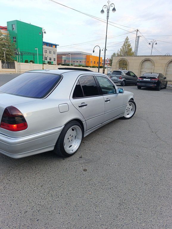 Mercedes C 230, 2.3 L, 2000 il, 246 000 km — Avtomobillər, Biləsuvar (3)