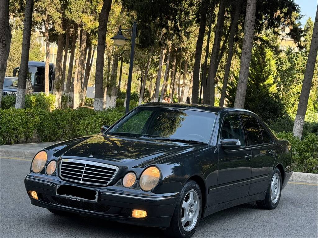 Mercedes E 200, 2.0 L, 2001 il, 335 641 km — Avtomobillər, Sumqayıt (3)