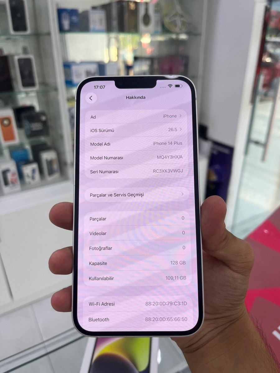Apple iPhone 14 Plus Starlight 128GB/4GB — Smartfonlar, Bakı (4)