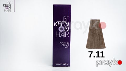 Krem-boya Keen 7.11 Натуральный интенсивный пепельный блондин, 100 ml — Bakı