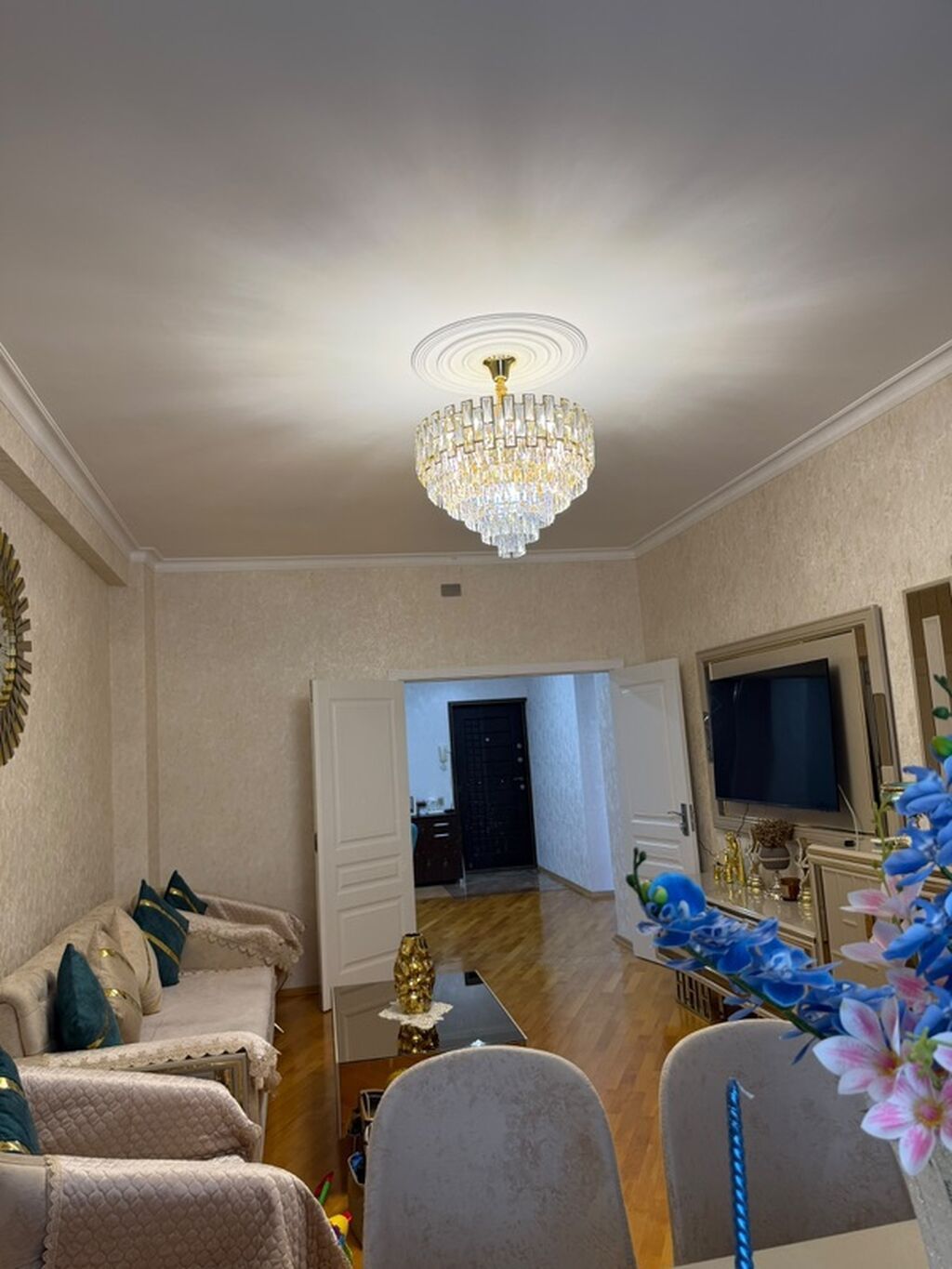 Satılır 3 otaqlı yeni tikili 114 m², Xətai r. Təmirli səliqəli evdir — Mətbəx mobilyası, Bakı (5)