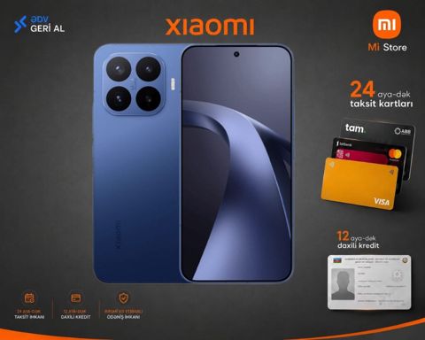 Xiaomi 17T Pro Deep Blue 512GB/12GB — Bakı