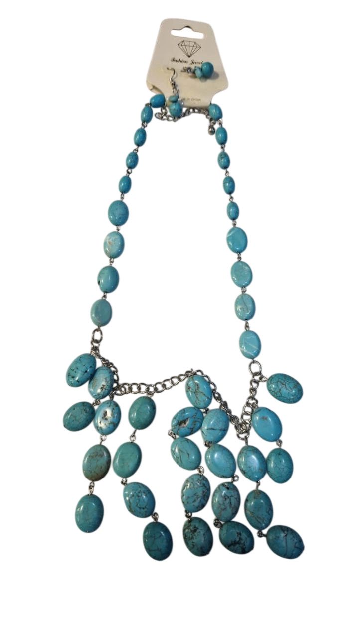 Bijuteriya dəsti boyunbağı və sırğa SH-1808 — Mallar, Bakı