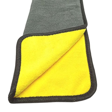 Mikrofiberdən əski 13272, 30x40 sm, boz/sarı — Bakı