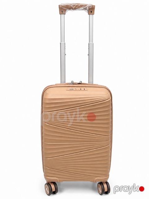 Çamadan qırılmayan 4 təkərli 12kq Bej rəng OP-468 — Bakı