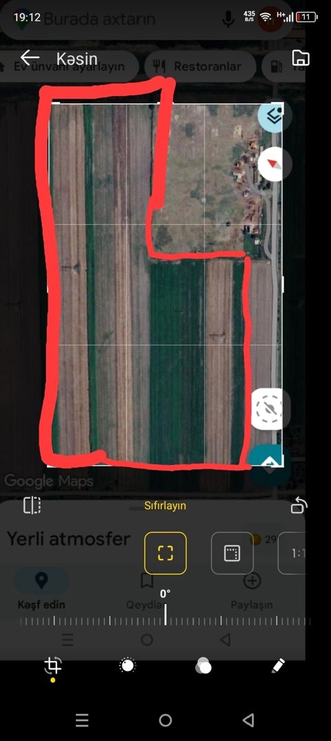 22000 sot, Kənd təsərrüfatı, Mülkiyyətçi, Kupça (Çıxarış) — Bərdə