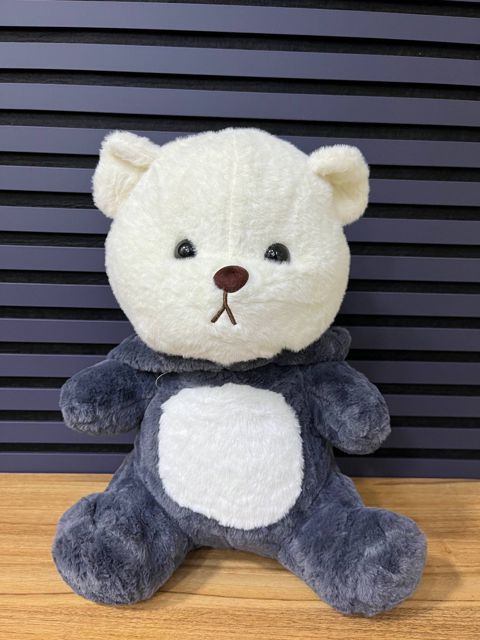 Yumşaq oyuncaq Ayı, peluş, boz, 40 sm — Bakı
