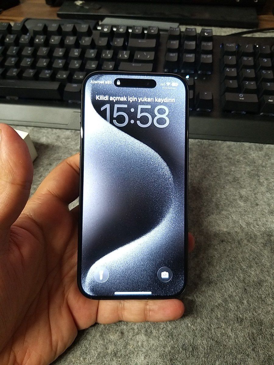 Apple iPhone 15 Pro Black Titanium 128GB/8GB — Smartfonlar, Bakı (2)