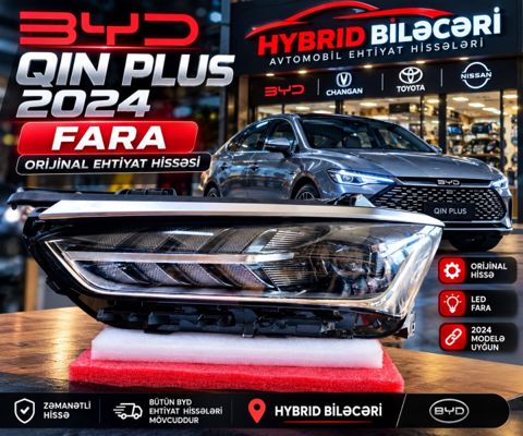 BYD Qin Plus 2024 farası — Bakı