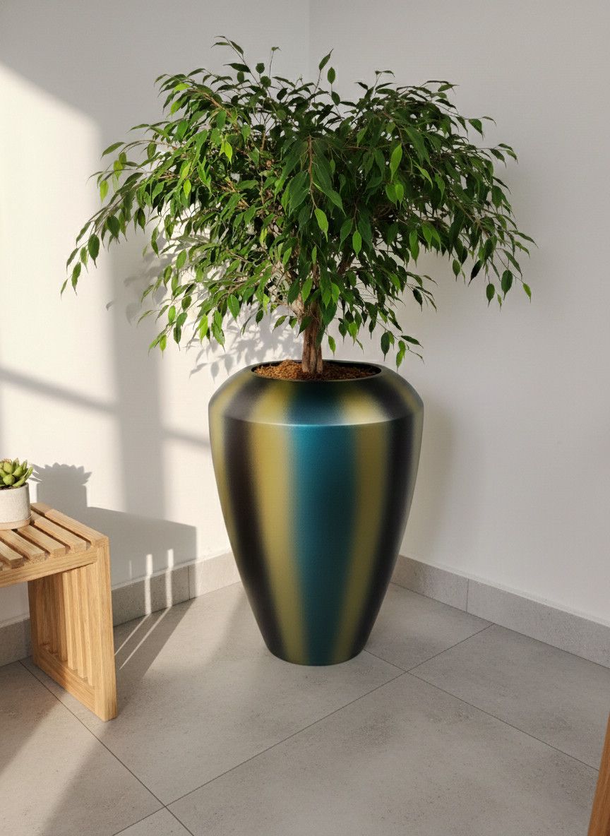 Dekorativ dibçək, fiberglass, rəngbərəng, 68x50x25 sm — Mallar, Bakı (3)