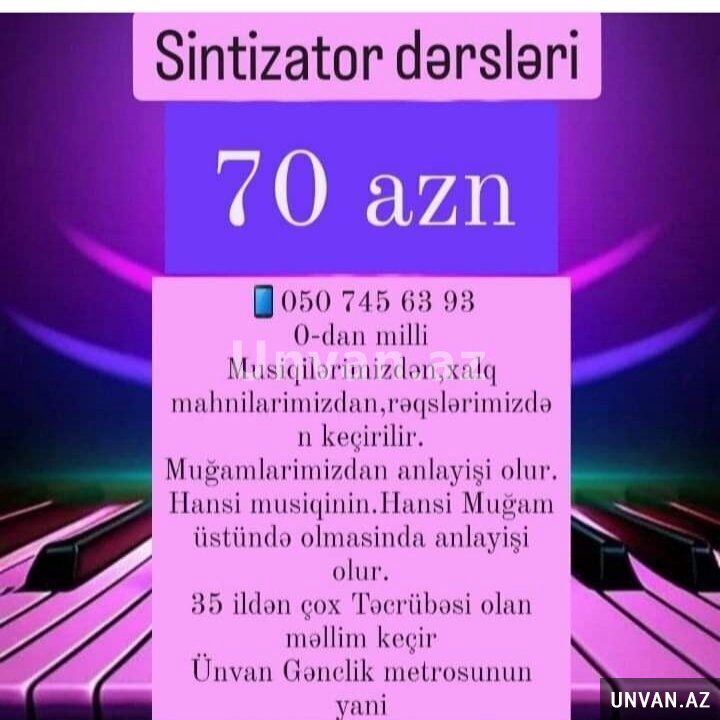 Sintizator kursu — Xarici dillər, Bakı (3)