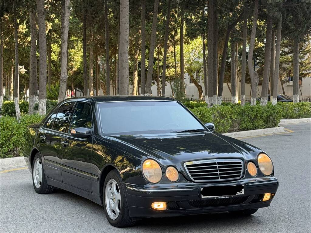 Mercedes E 200, 2.0 L, 2001 il, 335 641 km — Avtomobillər, Sumqayıt (2)