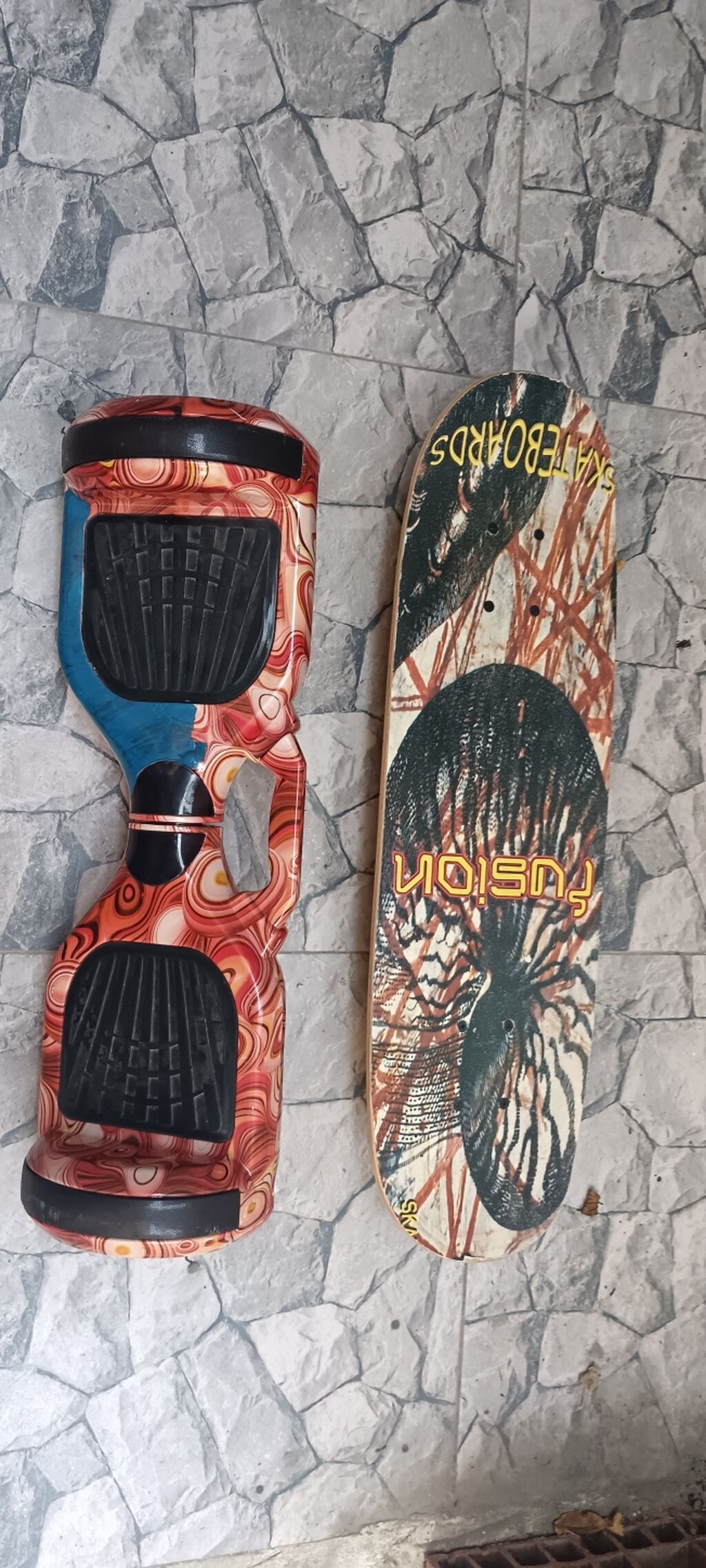 İki məhsul bir yerdə – elektrikli hoverboard və skeytbord — Hiroskopler, Masazır (2)