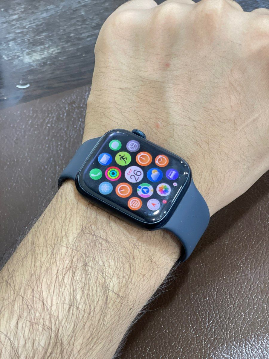 Apple Watch Series 8 Aluminum Midnight 45mm — Ağıllı saatlar və biləkliklər, Bakı (3)