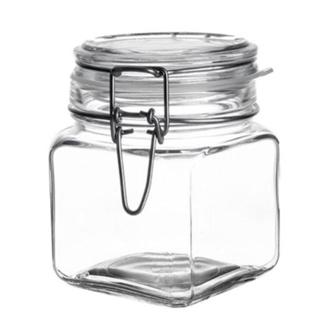Banka Pasabahce Kremlin, fiksator ilə, şüşə, 740 ml, şəffaf — Bakı